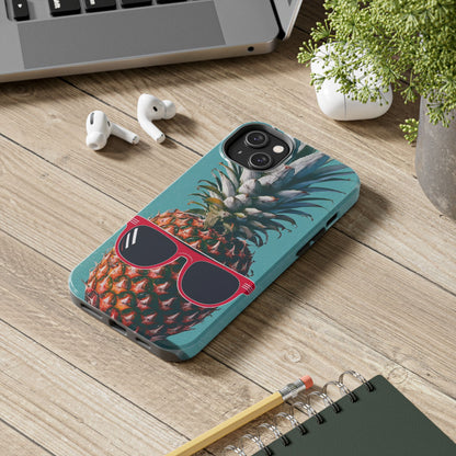 Beach-Ready Pineapple Sunglasses Tough Phone Case