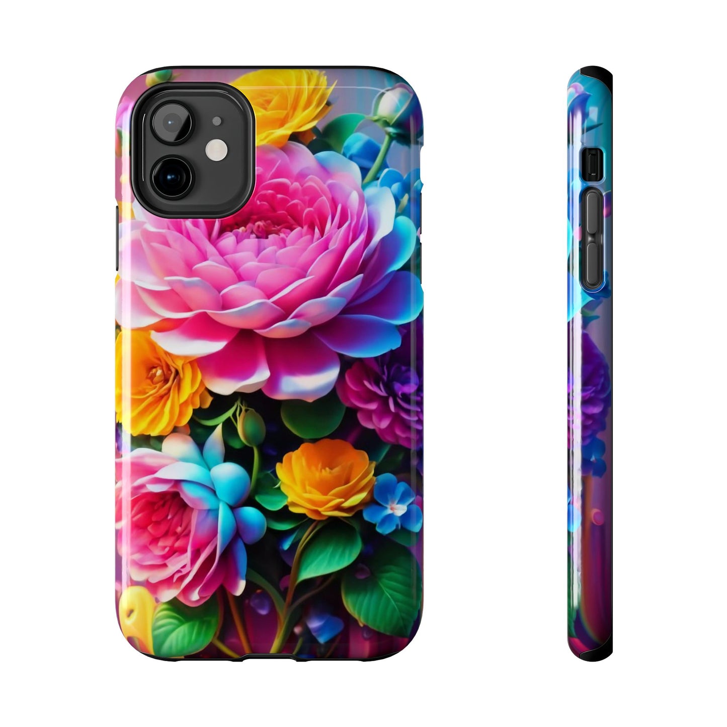 Vibrant Floral Splendor Tough Phone Case