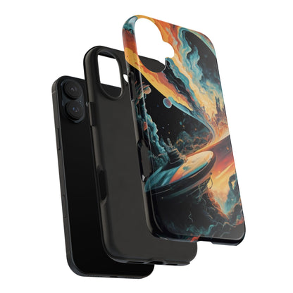 Retro Futuristic Space Odyssey Tough Phone Case