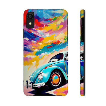 Painted Blue VDub Beetle - Tough Phone Case