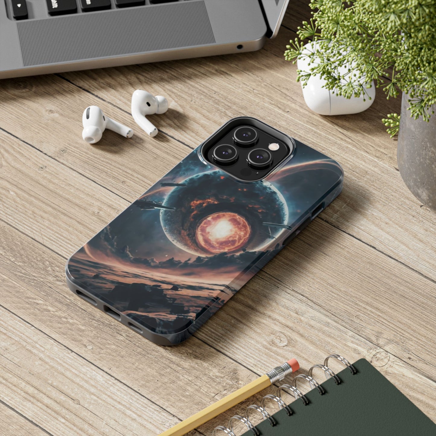 Cosmic Implosion Planet Tough Phone Case