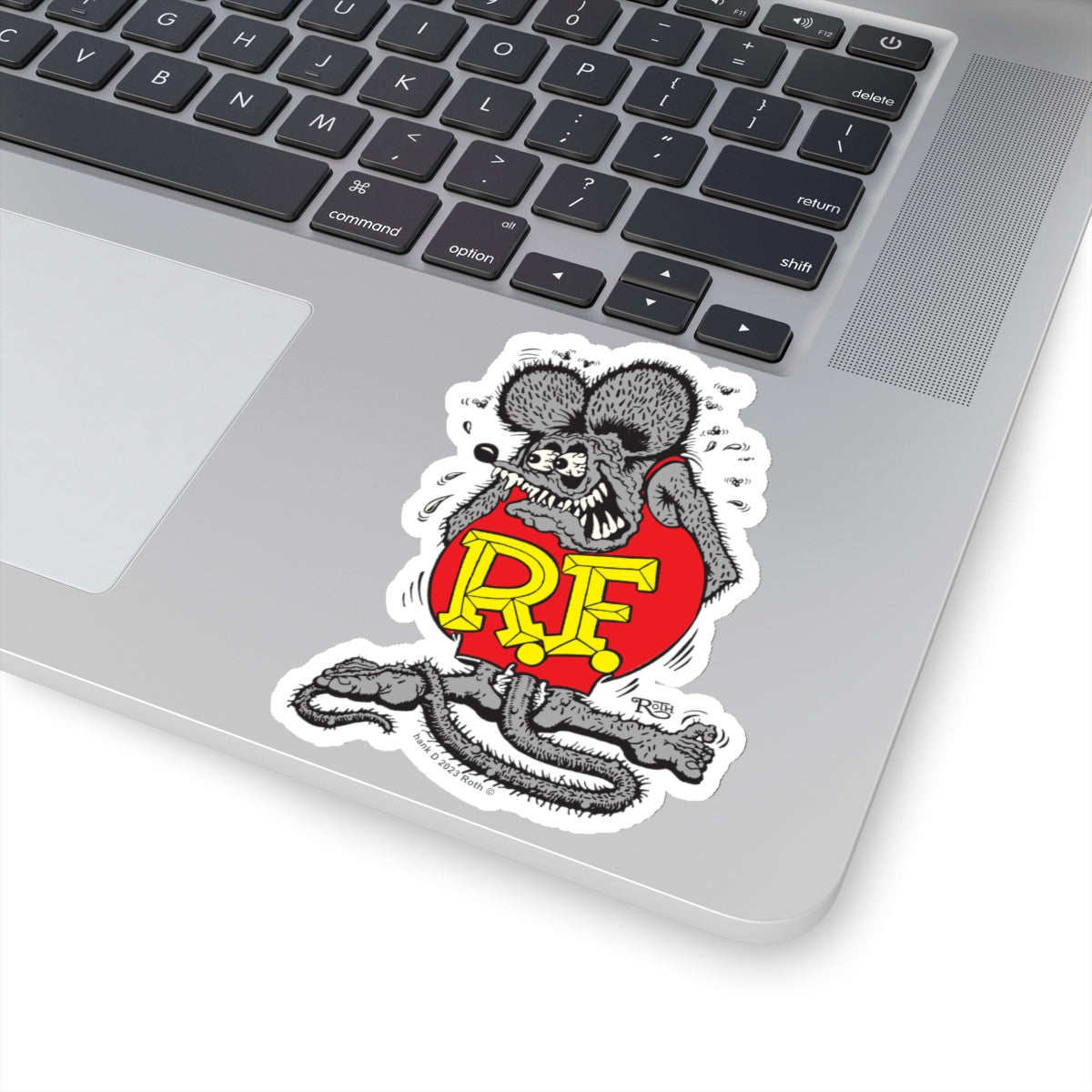 Gray Ghost Rat Fink Sticker