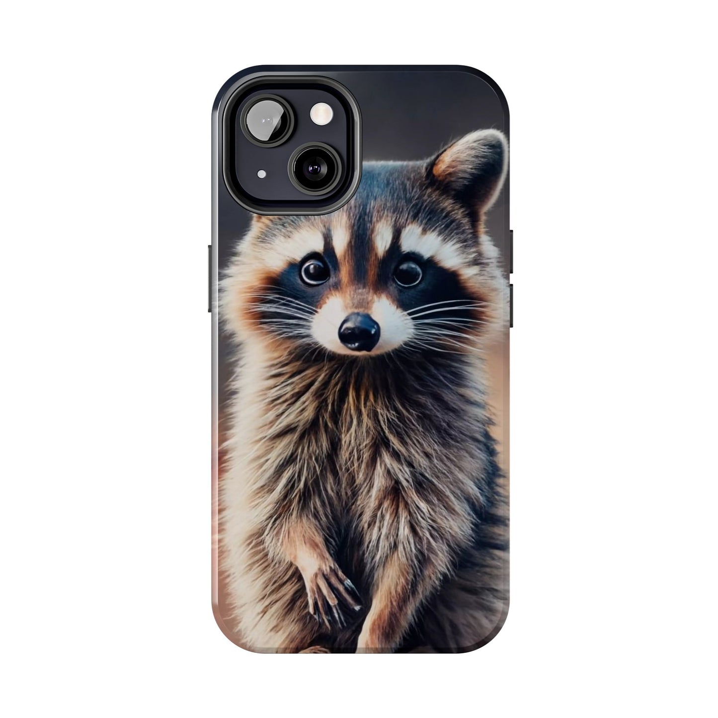 Abstract Raccoon Charm Tough Phone Case