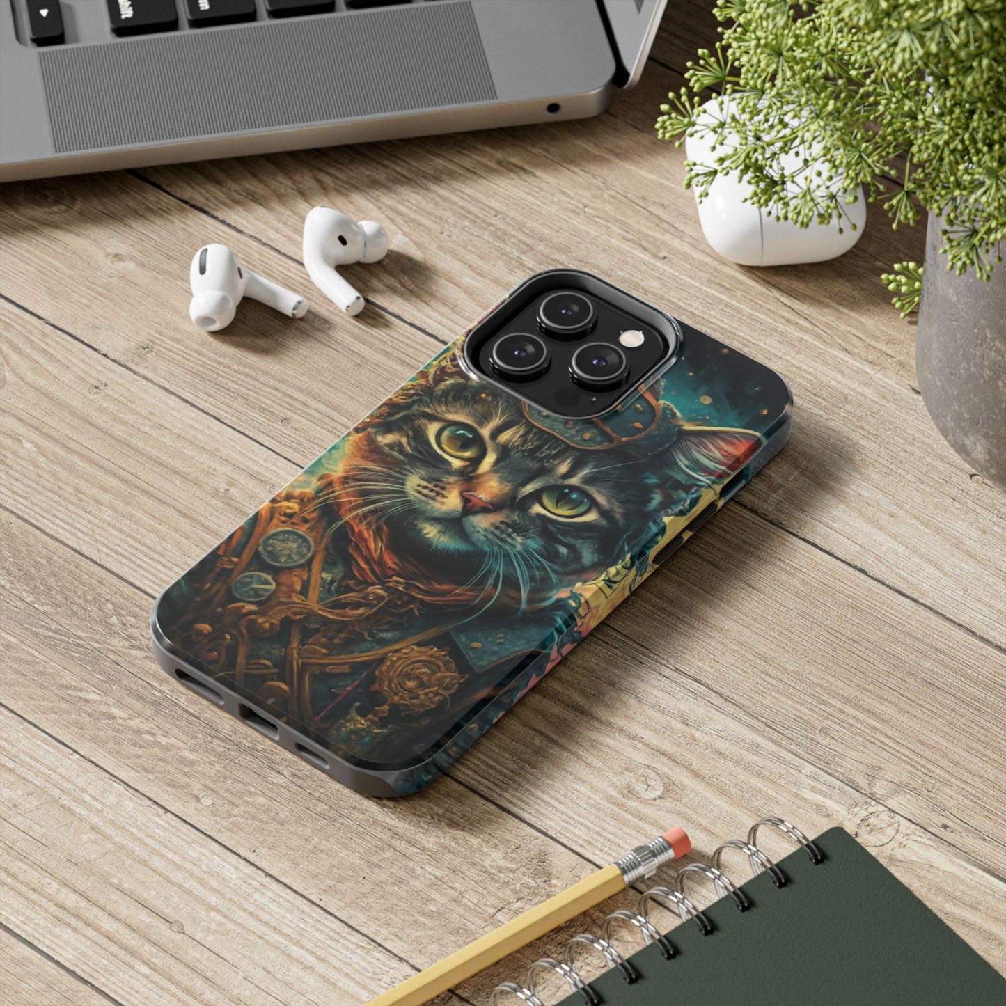 WhimsyCat Starry Night Tough Phone Case