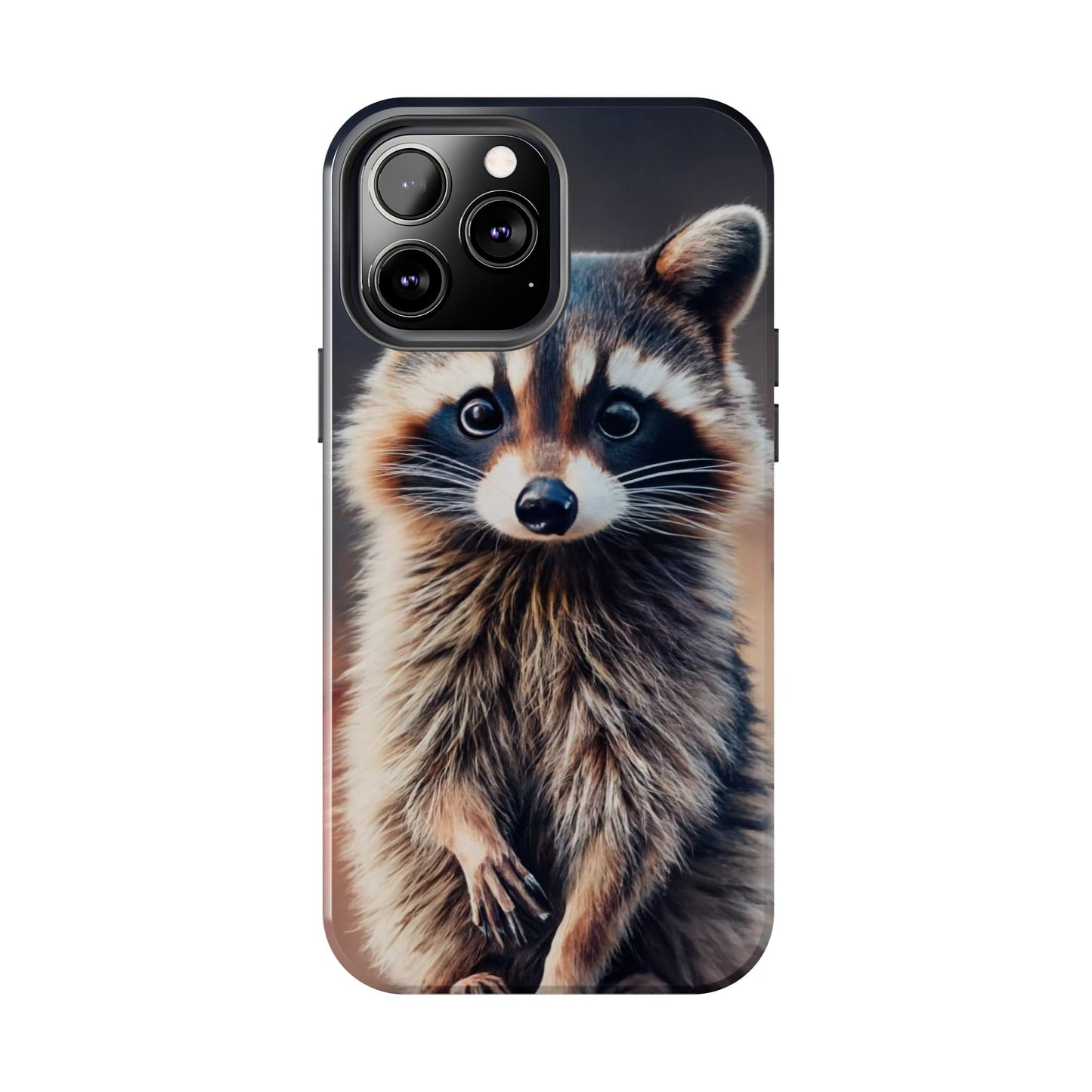 Abstract Raccoon Charm Tough Phone Case