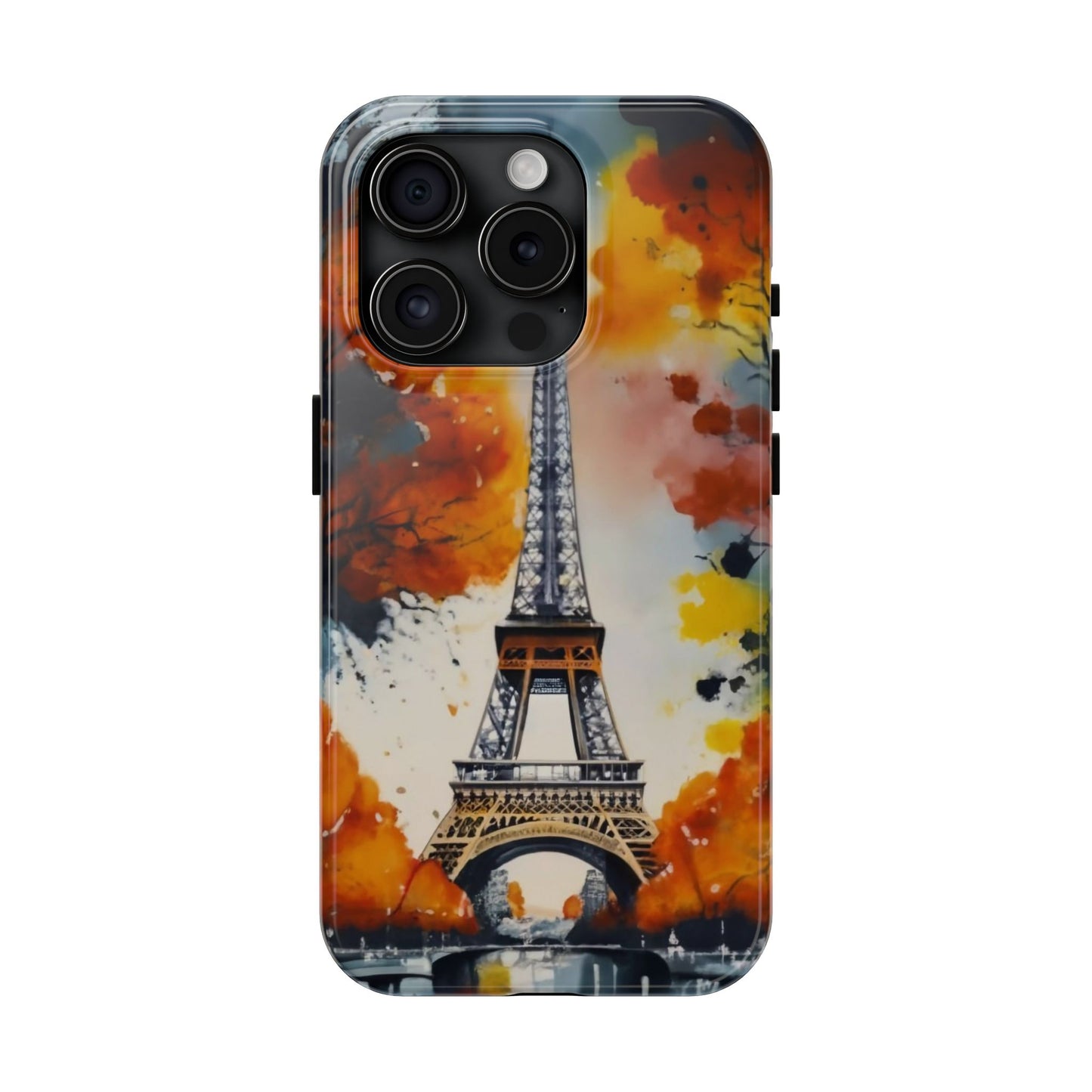 Watercolor Eiffel Twilight Defender Case