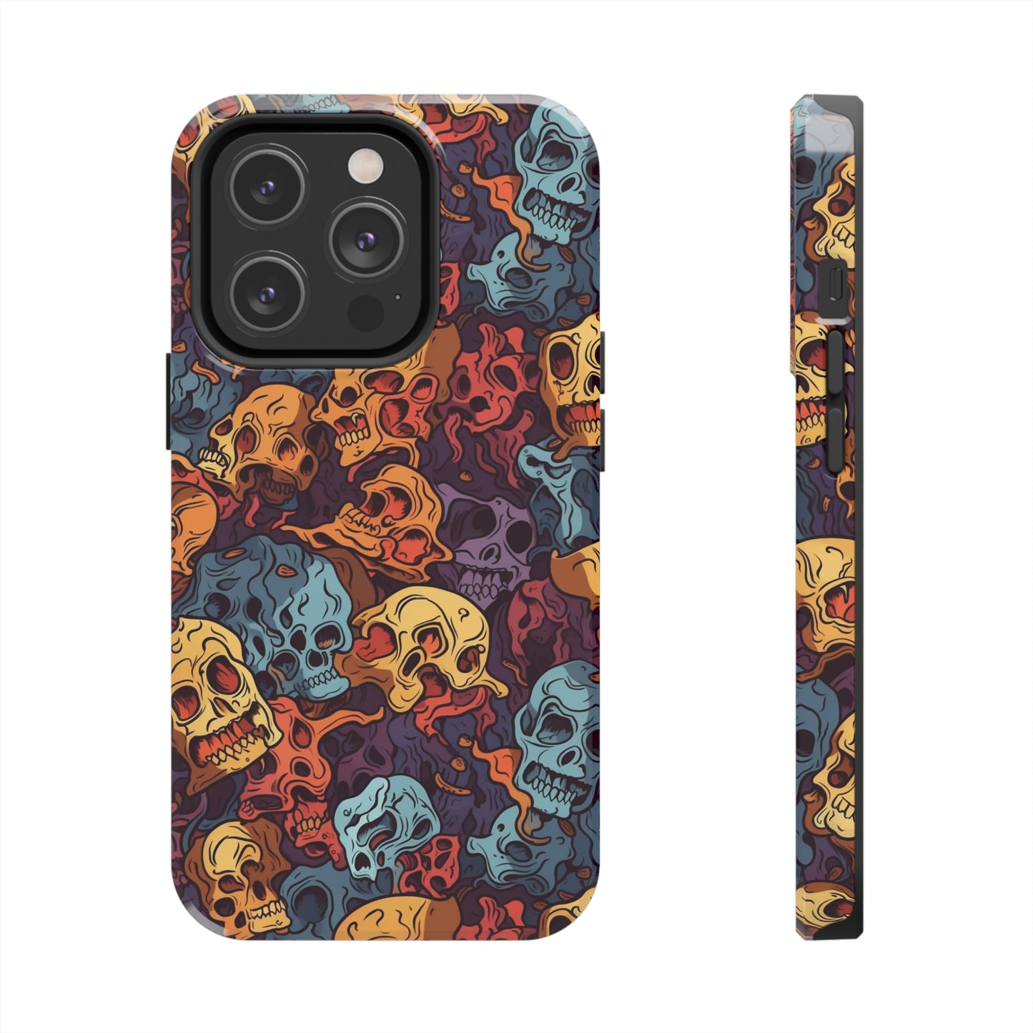 Skeletal Flow - Deathly Protection - Tough Phone Case