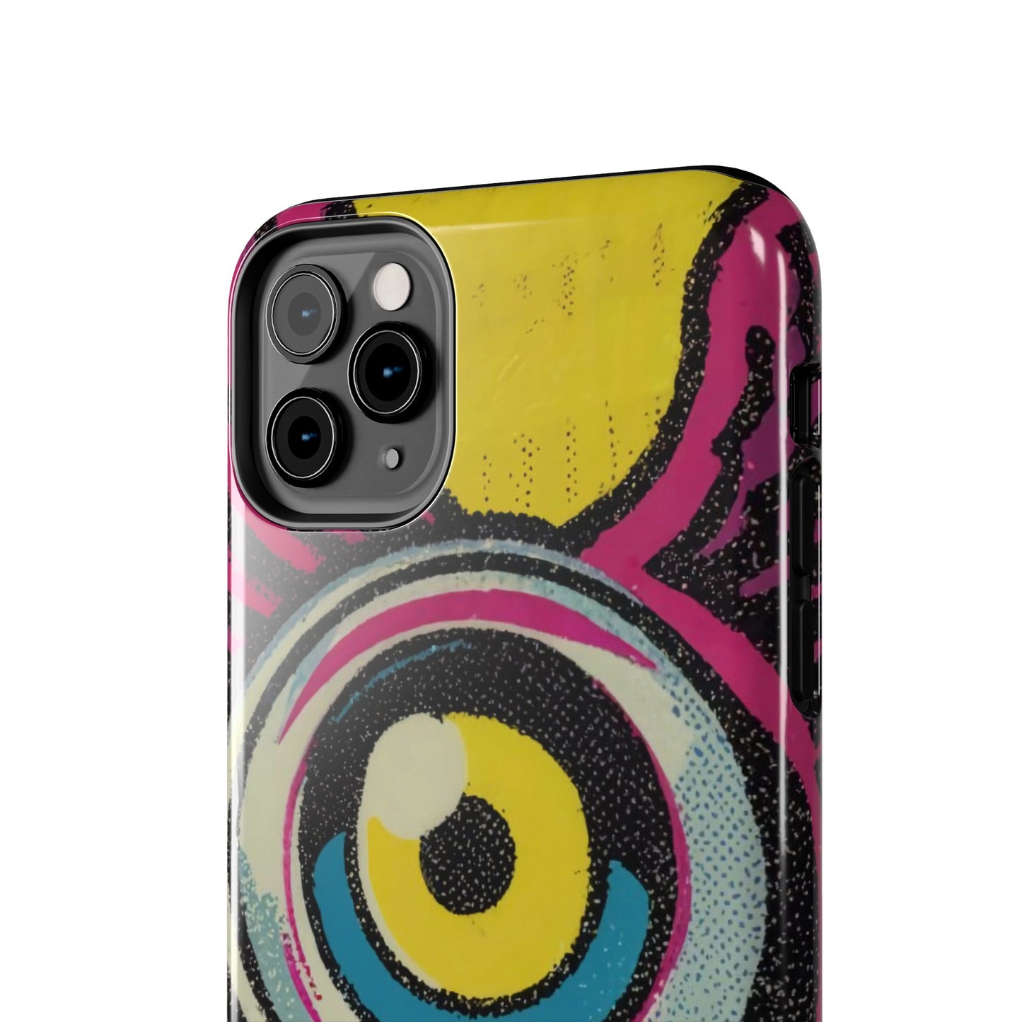 Golden Gaze Winged Eye iPhone Case