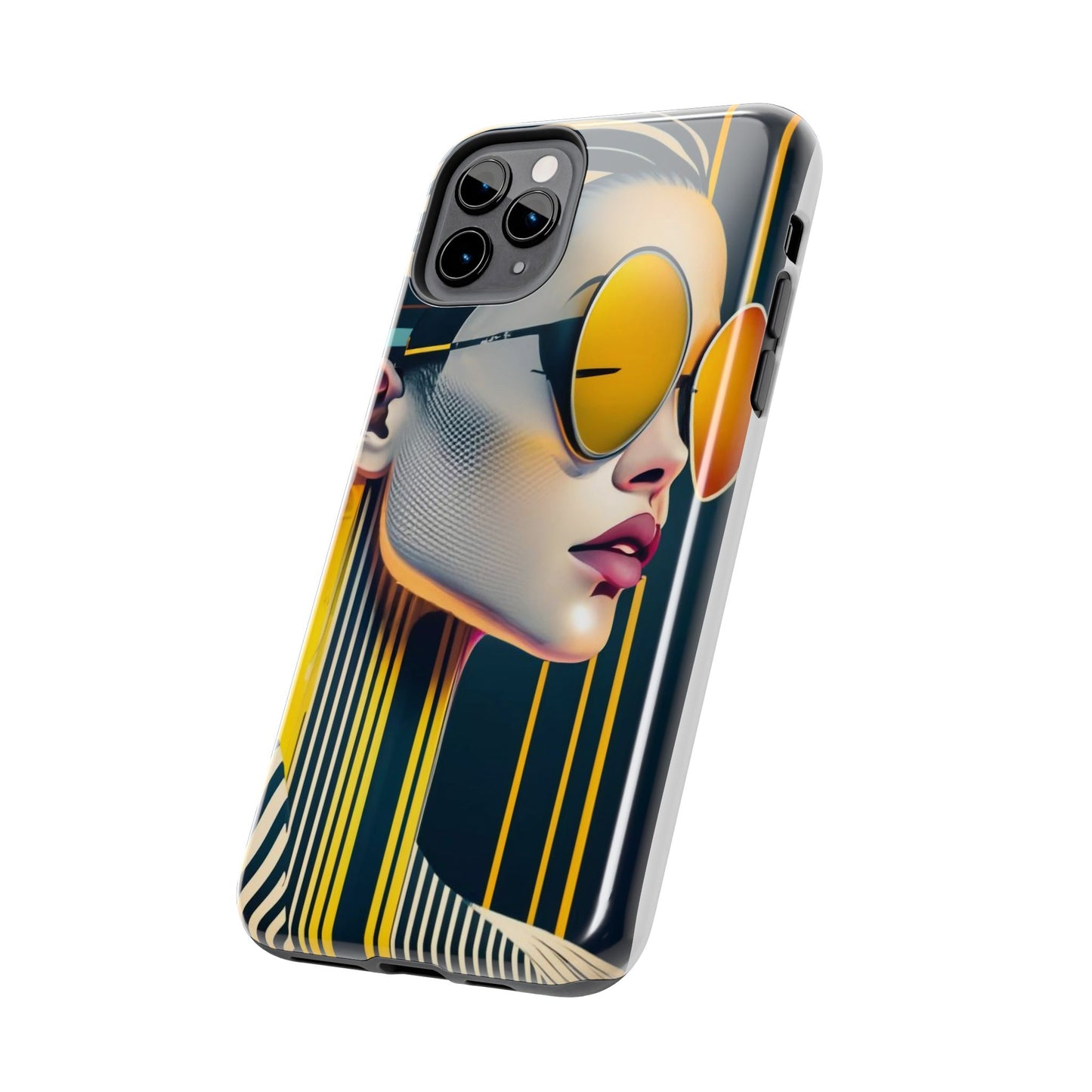 Shinkawa-Inspired Sunglasses Woman Tough Phone Case