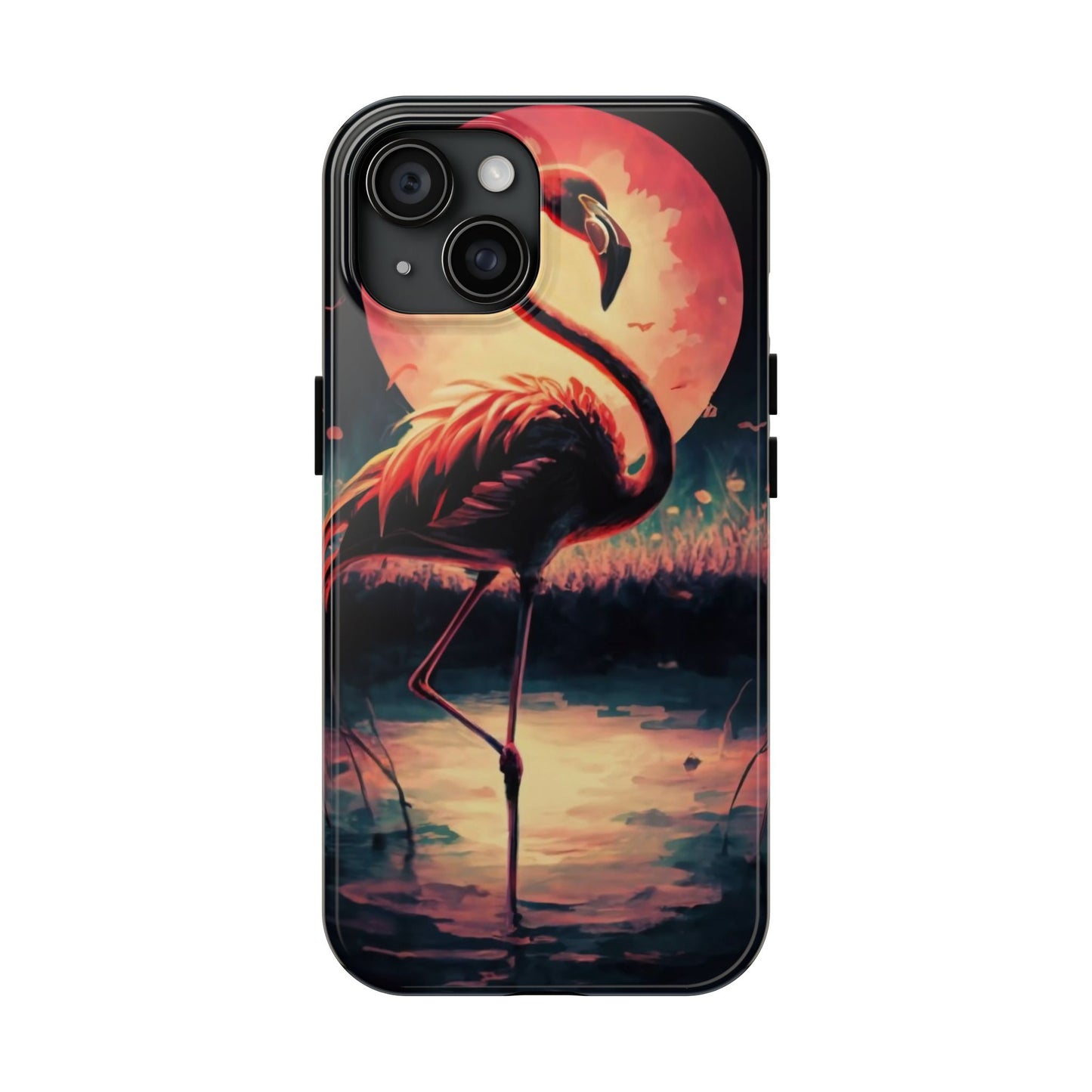 Sunset Flamingo Defender Case