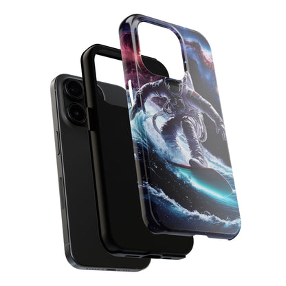 Galactic Wave Rider Astronaut Tough Phone Case