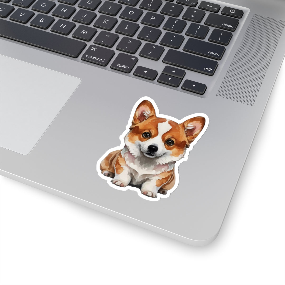 Cheerful Corgi Watercolor Cartoon Sticker