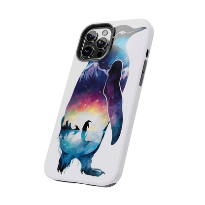 Arctic Majesty Penguin Tough Phone Case