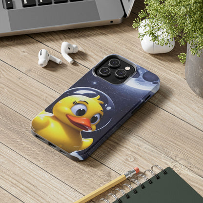 Lunar Space Duck Adventure Tough Phone Case