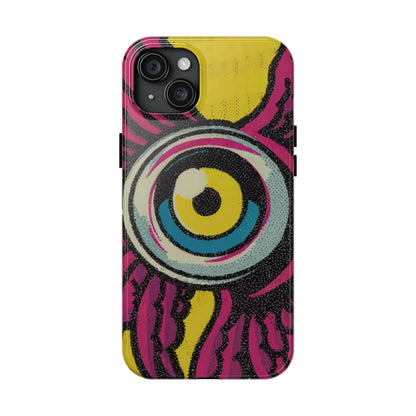 Golden Gaze Winged Eye iPhone Case