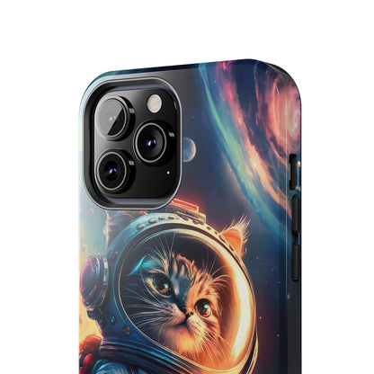 Cosmic Kitty Space Explorer Tough Phone Case