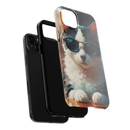 CoolCat Dinner Date Tough Phone Case