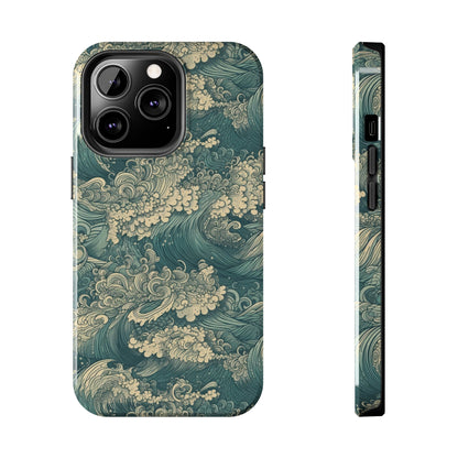 Tranquil Tides - Wave of Colors - Tough Phone Case