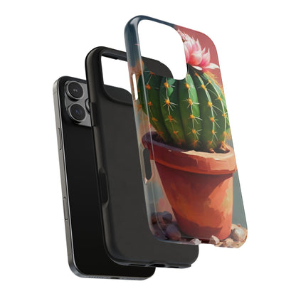 DesertBloom Terracotta Cactus Tough Phone Case