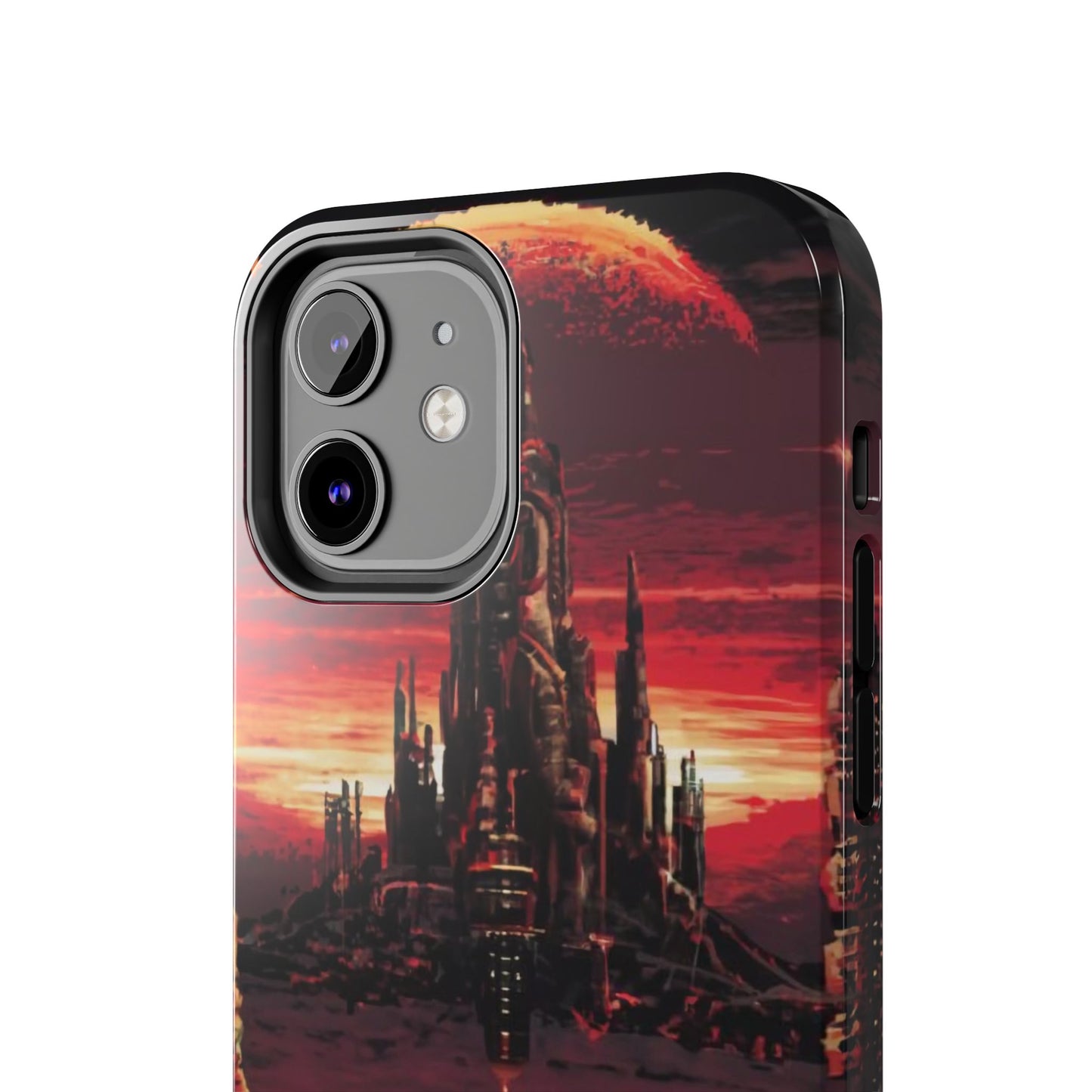 PixelVista Futuristic City Tough Phone Case