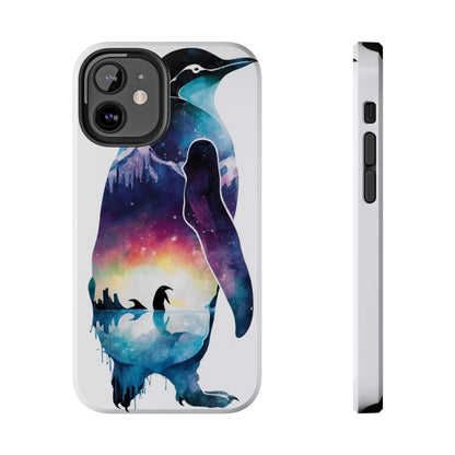 Arctic Majesty Penguin Tough Phone Case