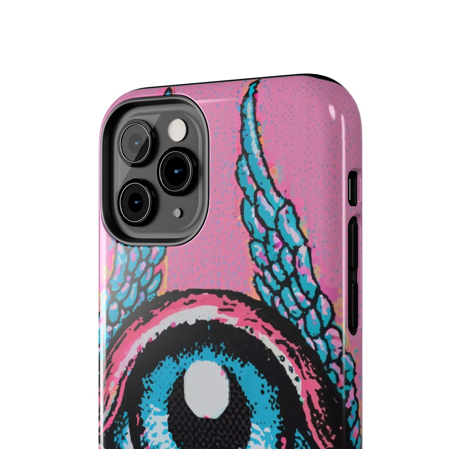 Halftone Horizon Eyeball iPhone Case