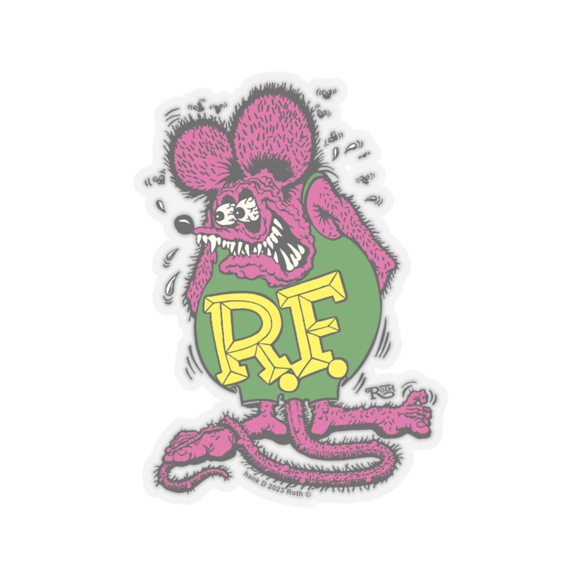 Sour Apple Rat Fink Sticker