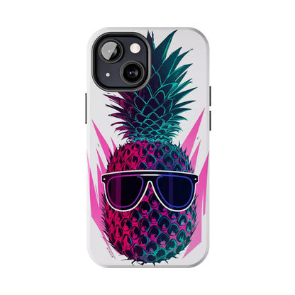 Sunglass Clad Pineapple Funk Tough Phone Case