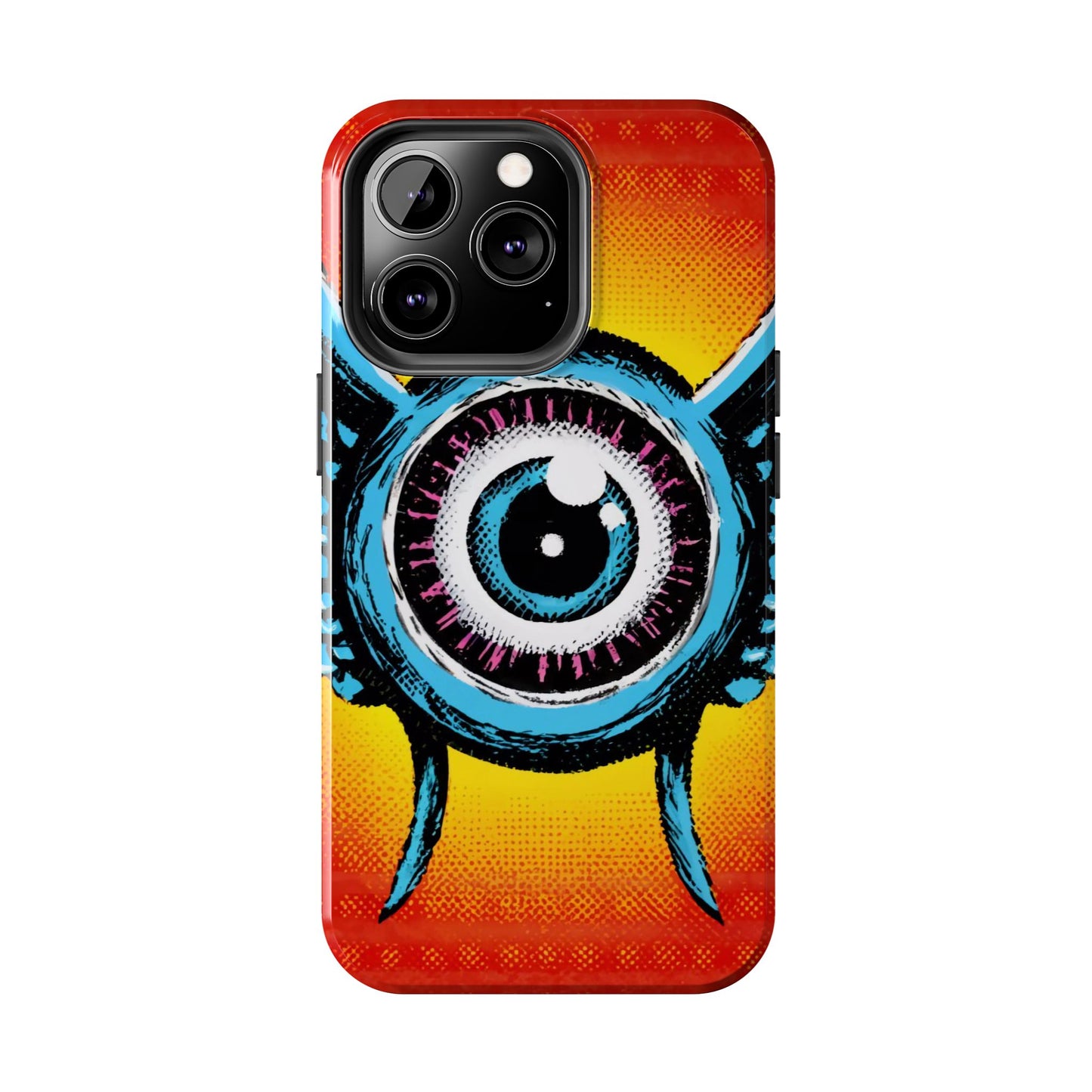 Bursting Vision Winged Eye iPhone Case