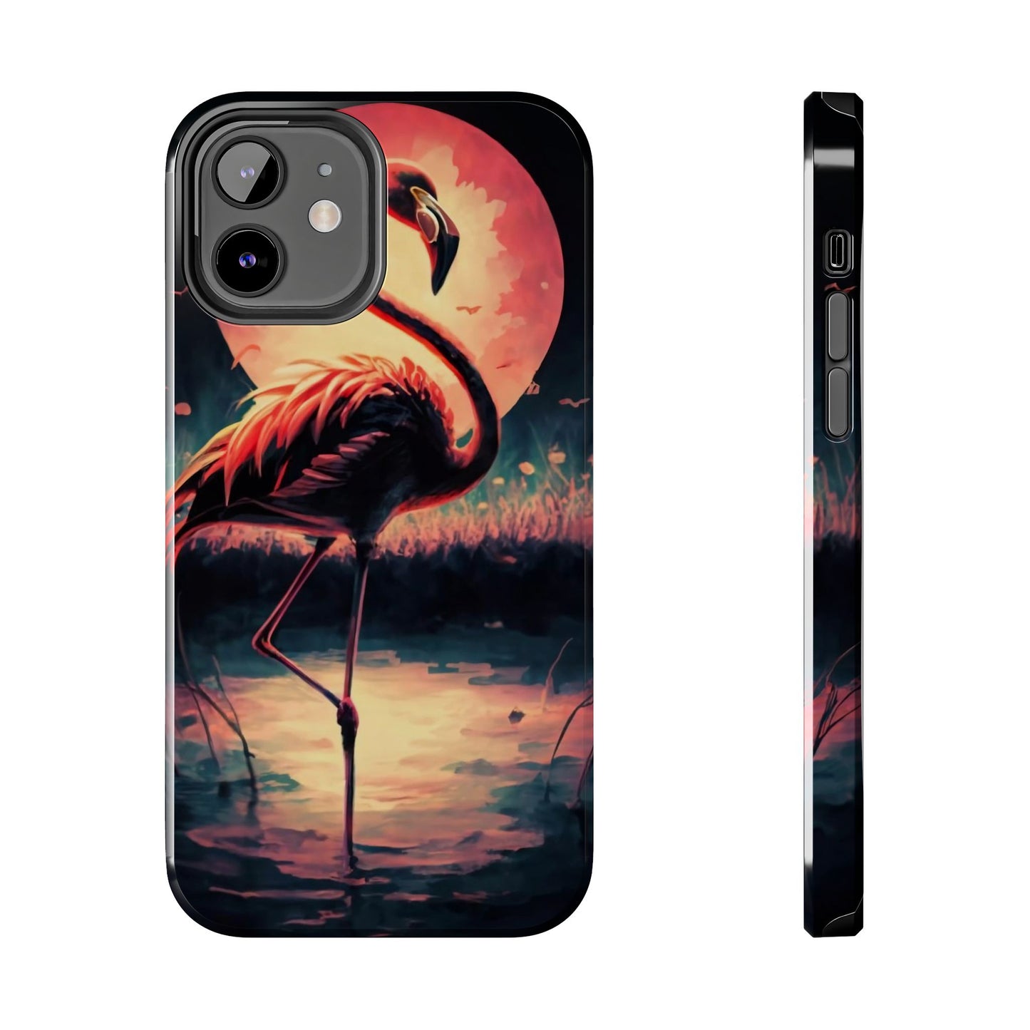 Sunset Flamingo Defender Case
