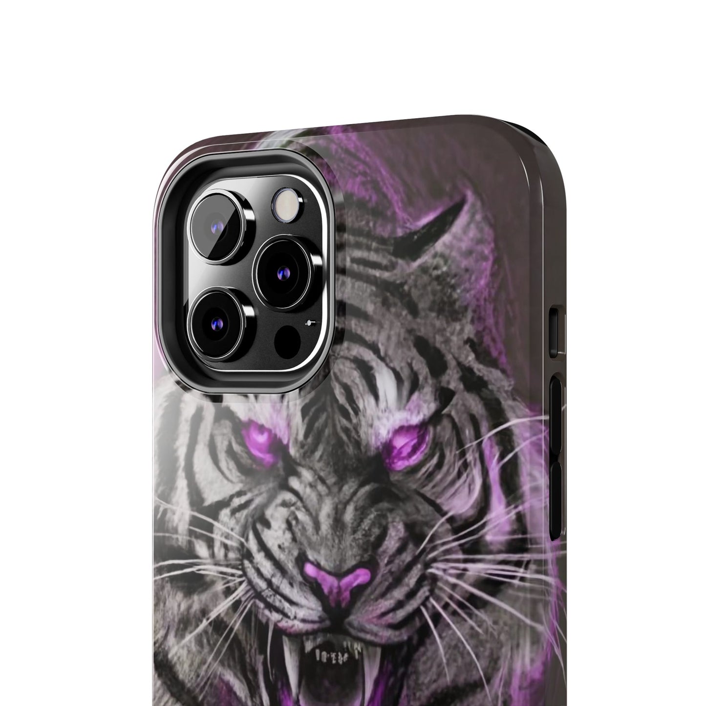 Enigmatic Hunter Tiger Sketch Tough Phone Case