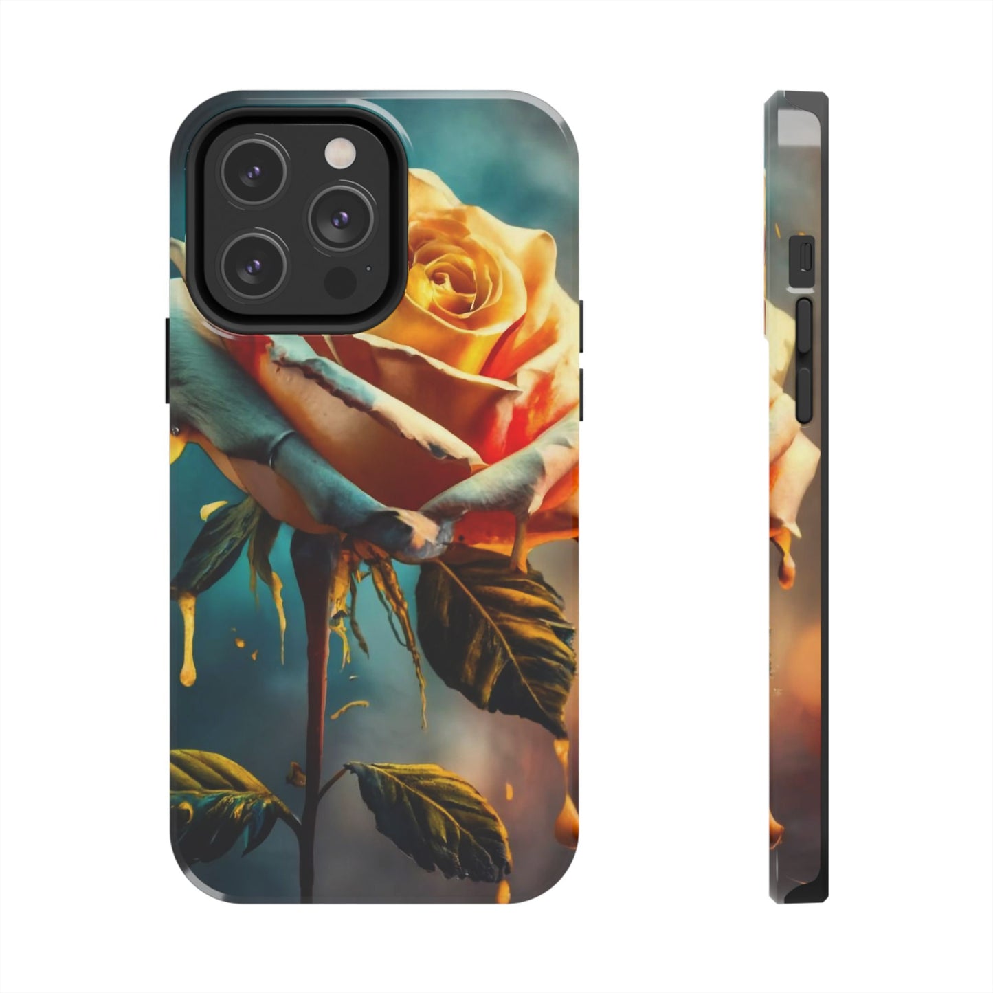 Golden Rose Elegance Tough Phone Case