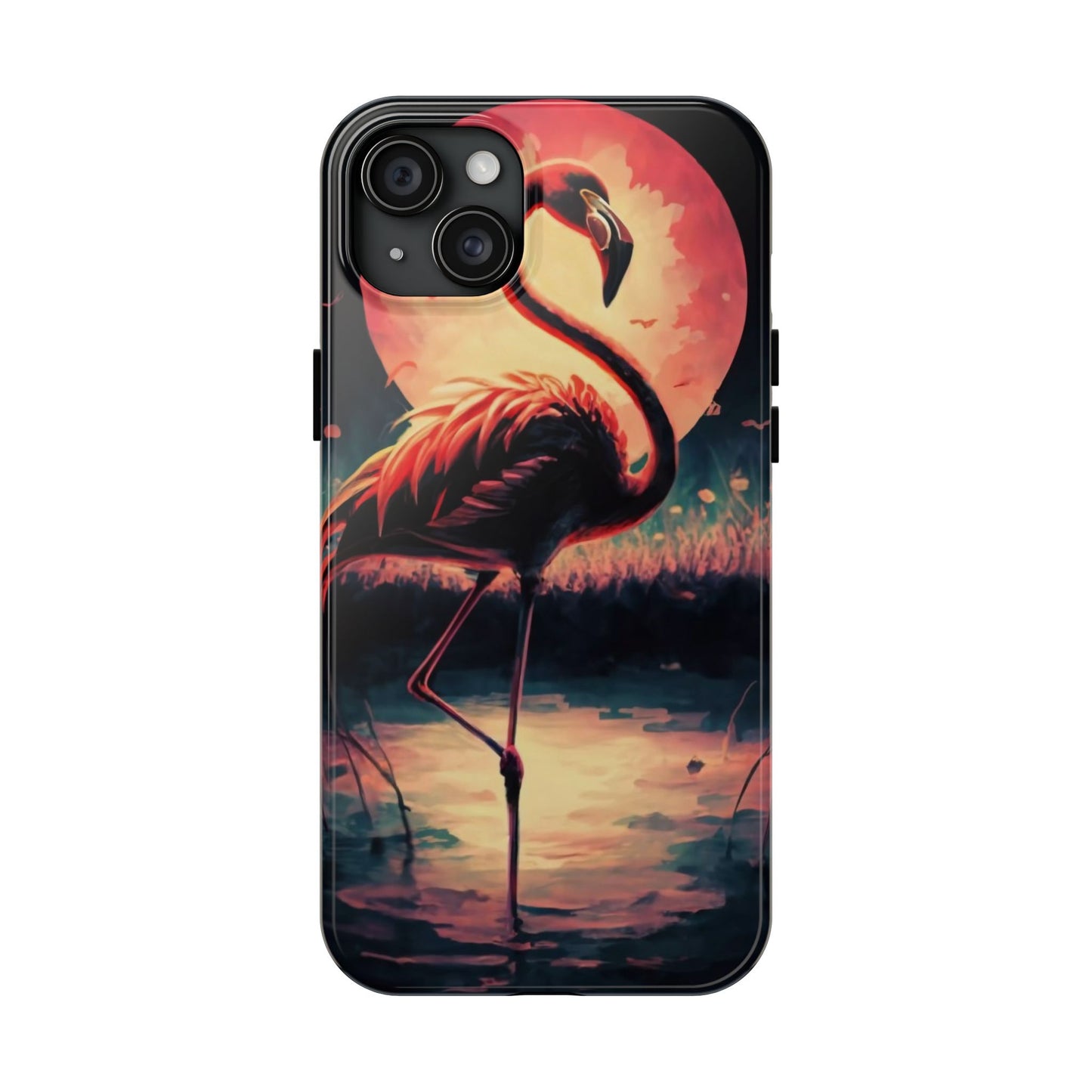 Sunset Flamingo Defender Case