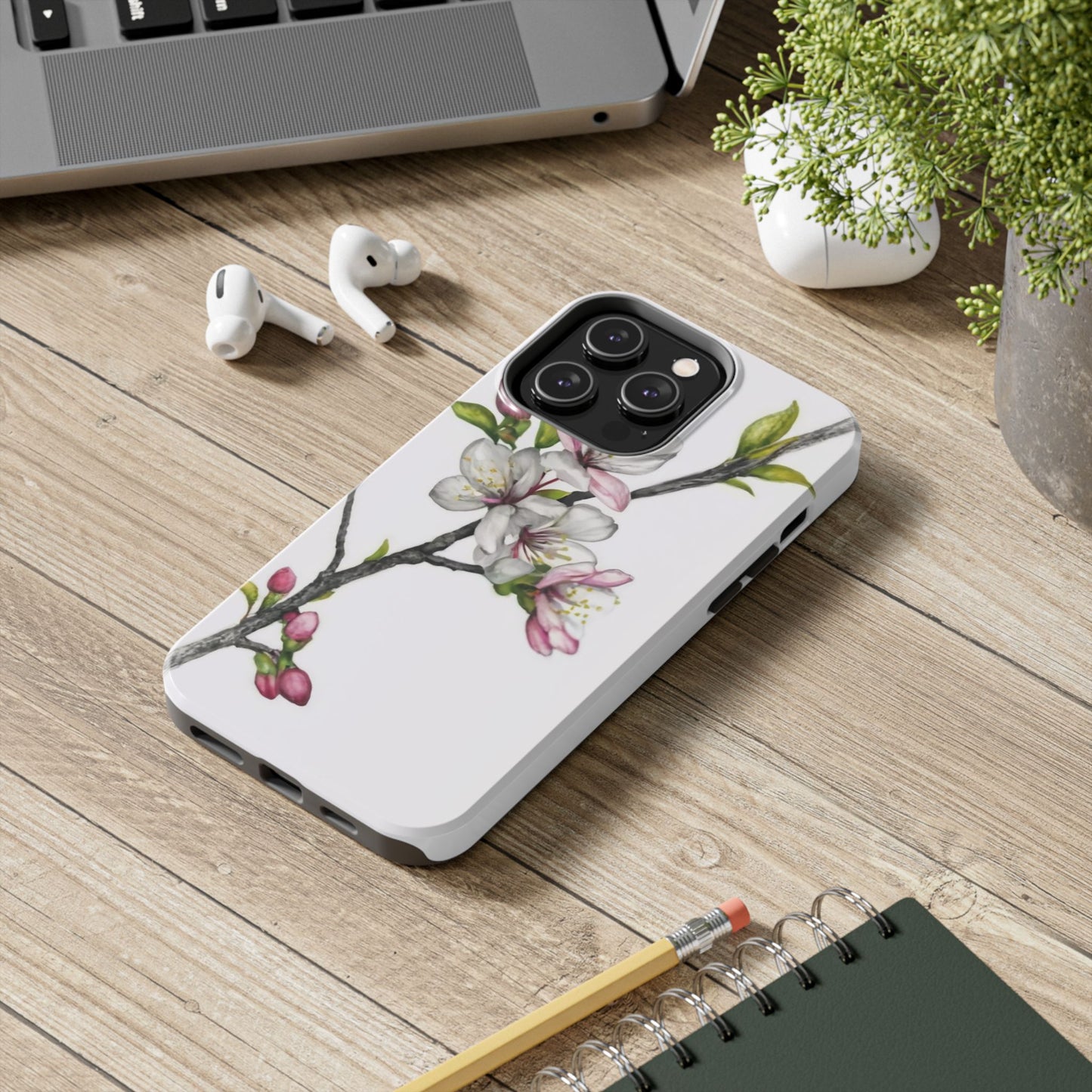 Minimalist Blossom Branch Tough Phone Case