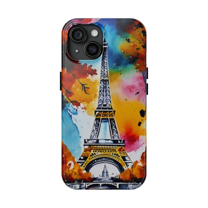 Vibrant Twilight Eiffel Defender Case