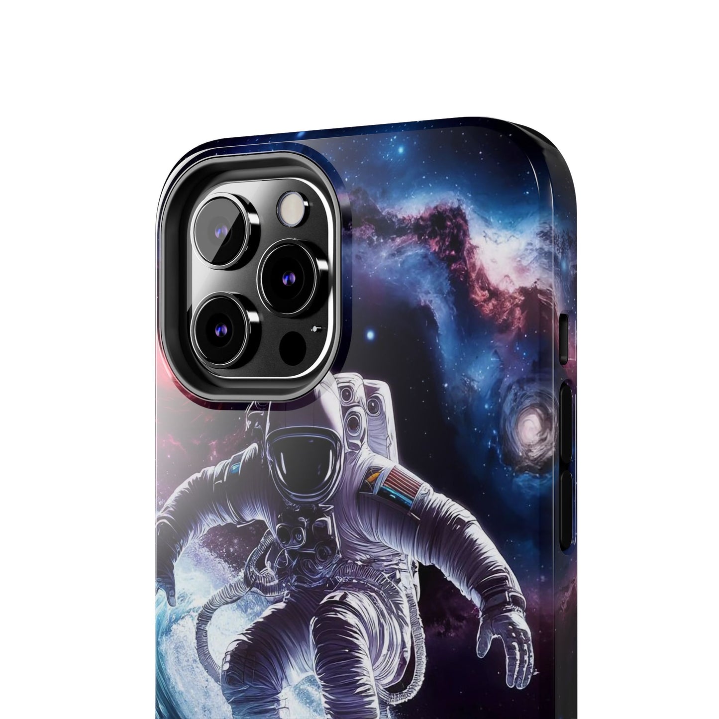 Galactic Wave Rider Astronaut Tough Phone Case