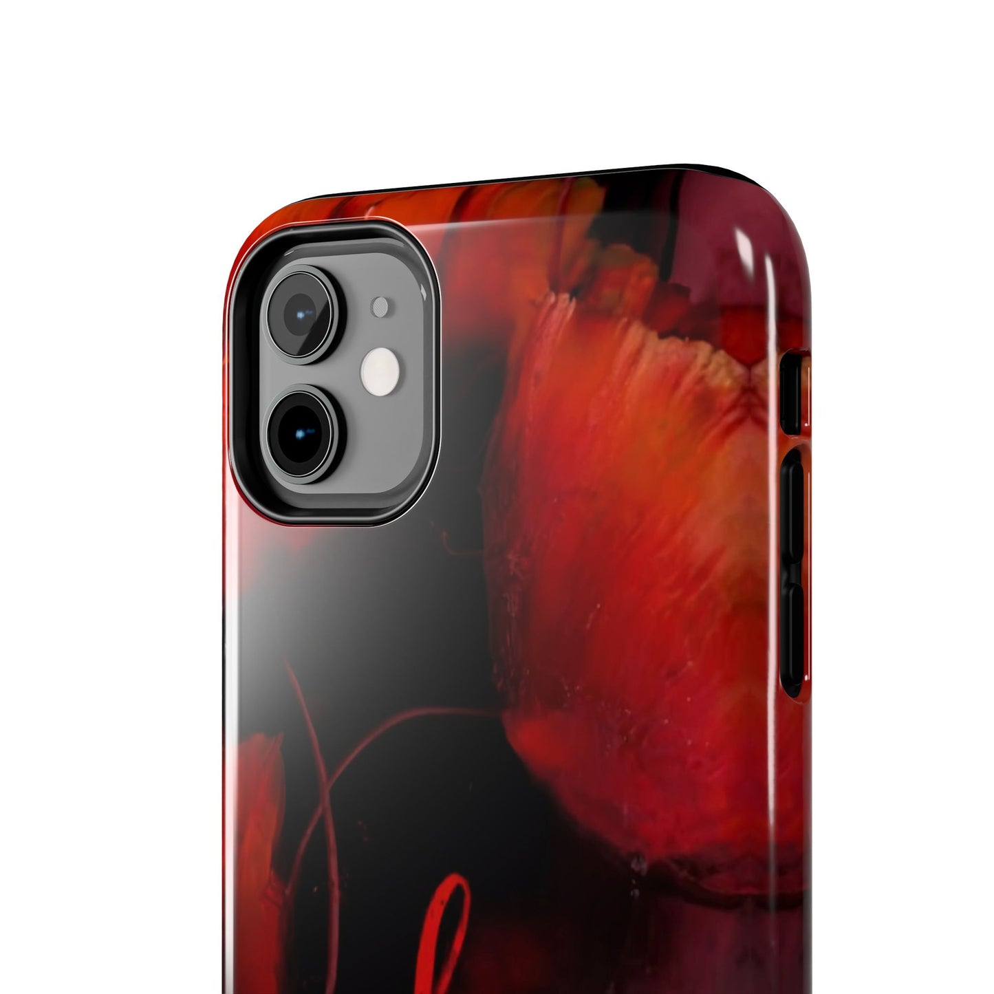 Crimson Love Blossoms Tough Phone Case