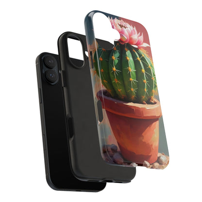 DesertBloom Terracotta Cactus Tough Phone Case