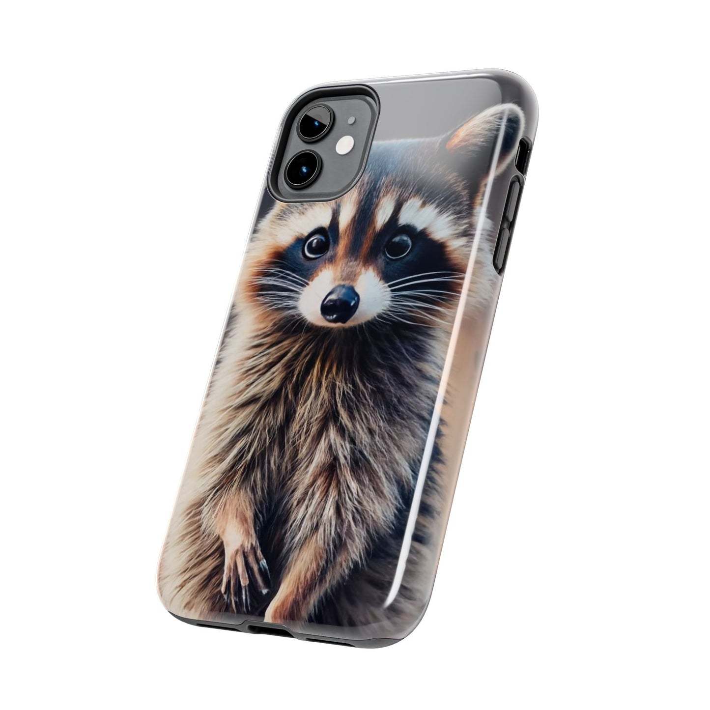 Abstract Raccoon Charm Tough Phone Case