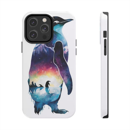 Arctic Majesty Penguin Tough Phone Case