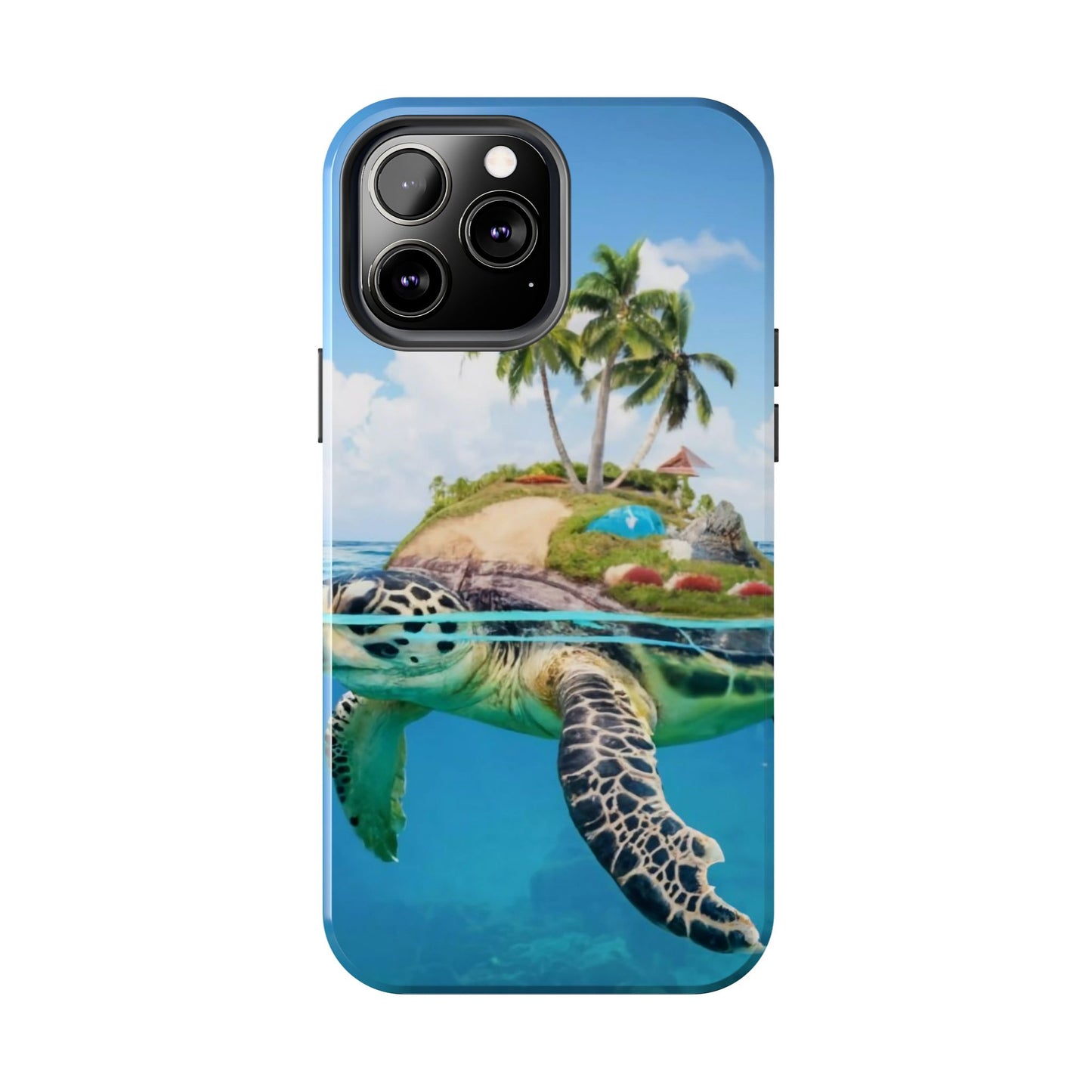 Island Turtle Ocean Adventure Tough Phone Case