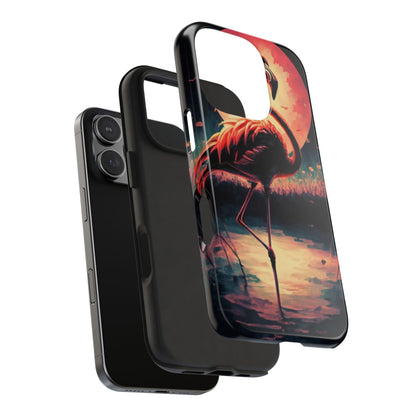 Sunset Flamingo Defender Case