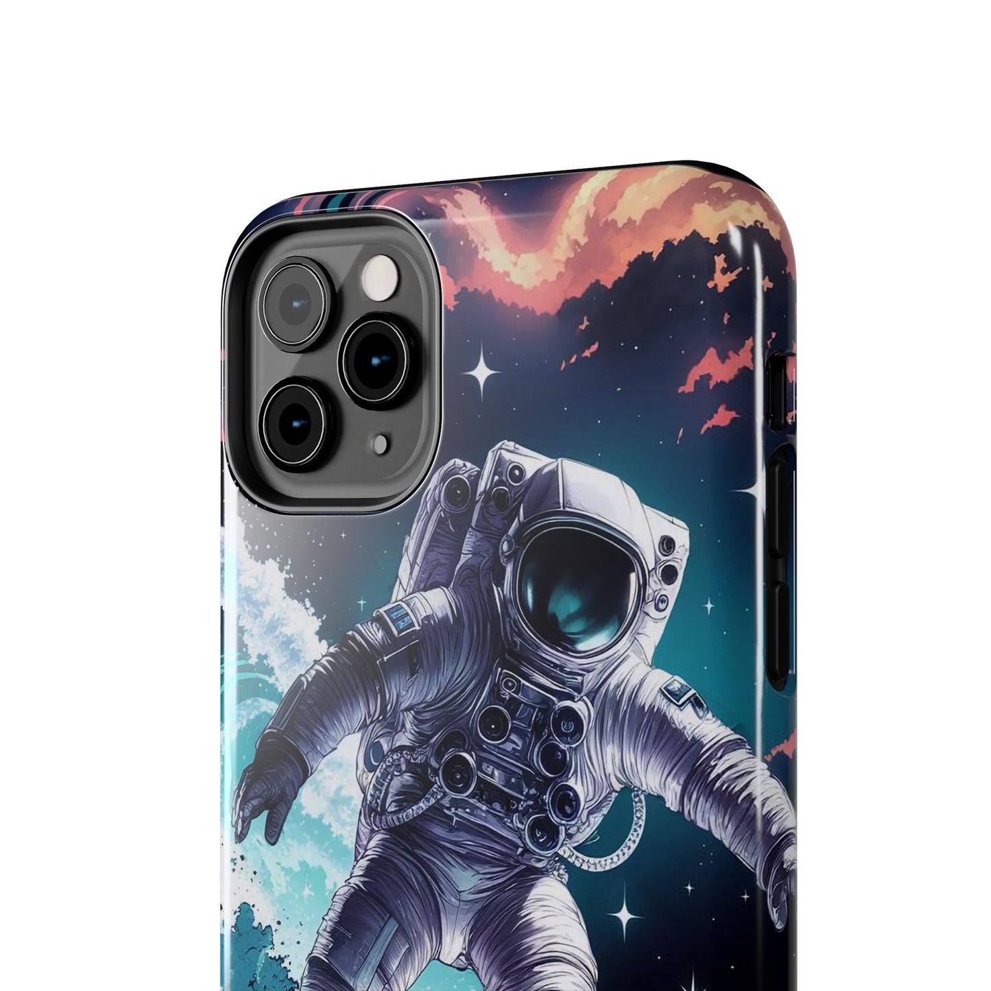 Space Surfer Astronaut Adventure Tough Phone Case