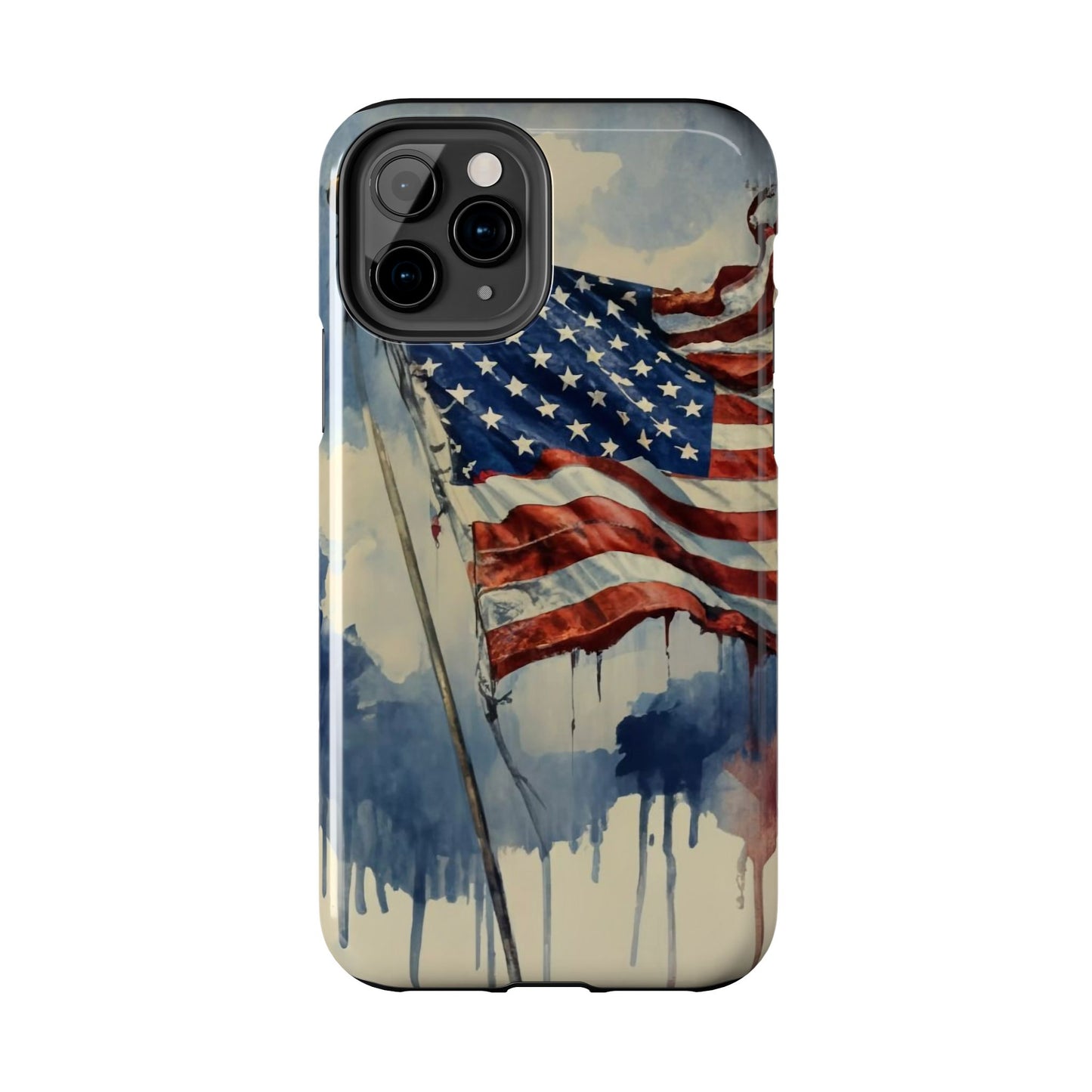 Tattered Glory American Flag Tough Phone Case