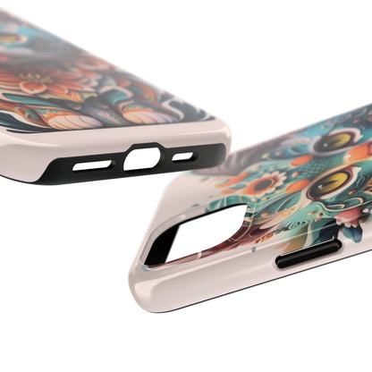 Floral Feline Armor Case