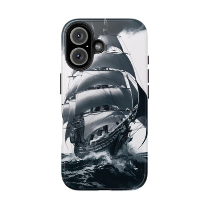 Tempest Voyage Pirate Ship Tough Phone Case