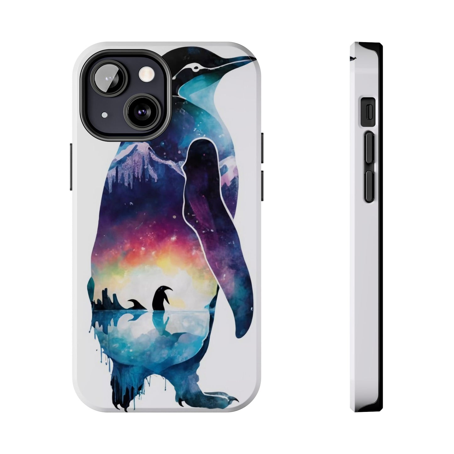 Arctic Majesty Penguin Tough Phone Case