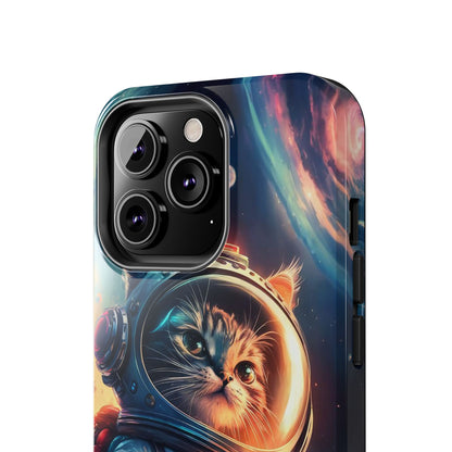 Cosmic Kitty Space Explorer Tough Phone Case