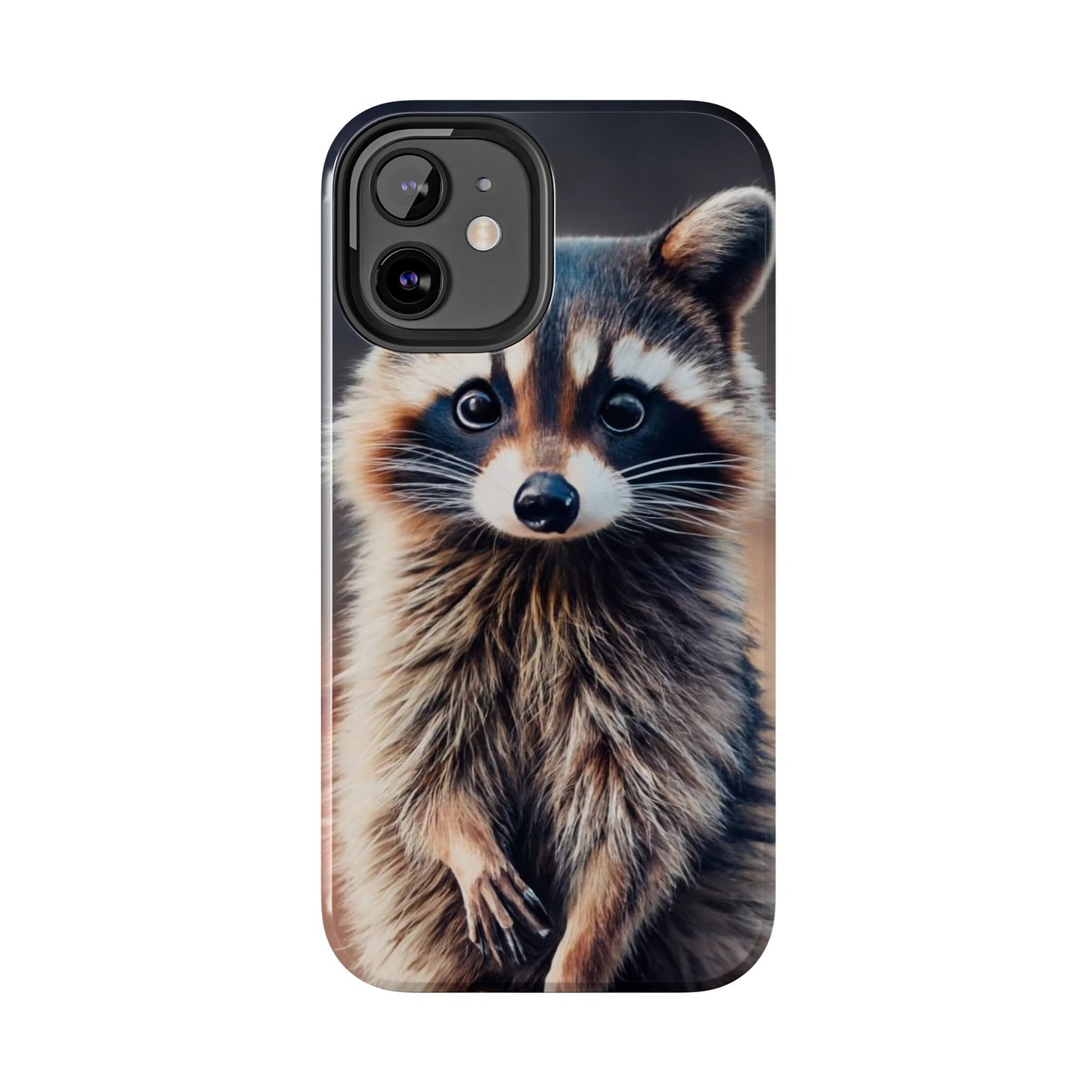 Abstract Raccoon Charm Tough Phone Case