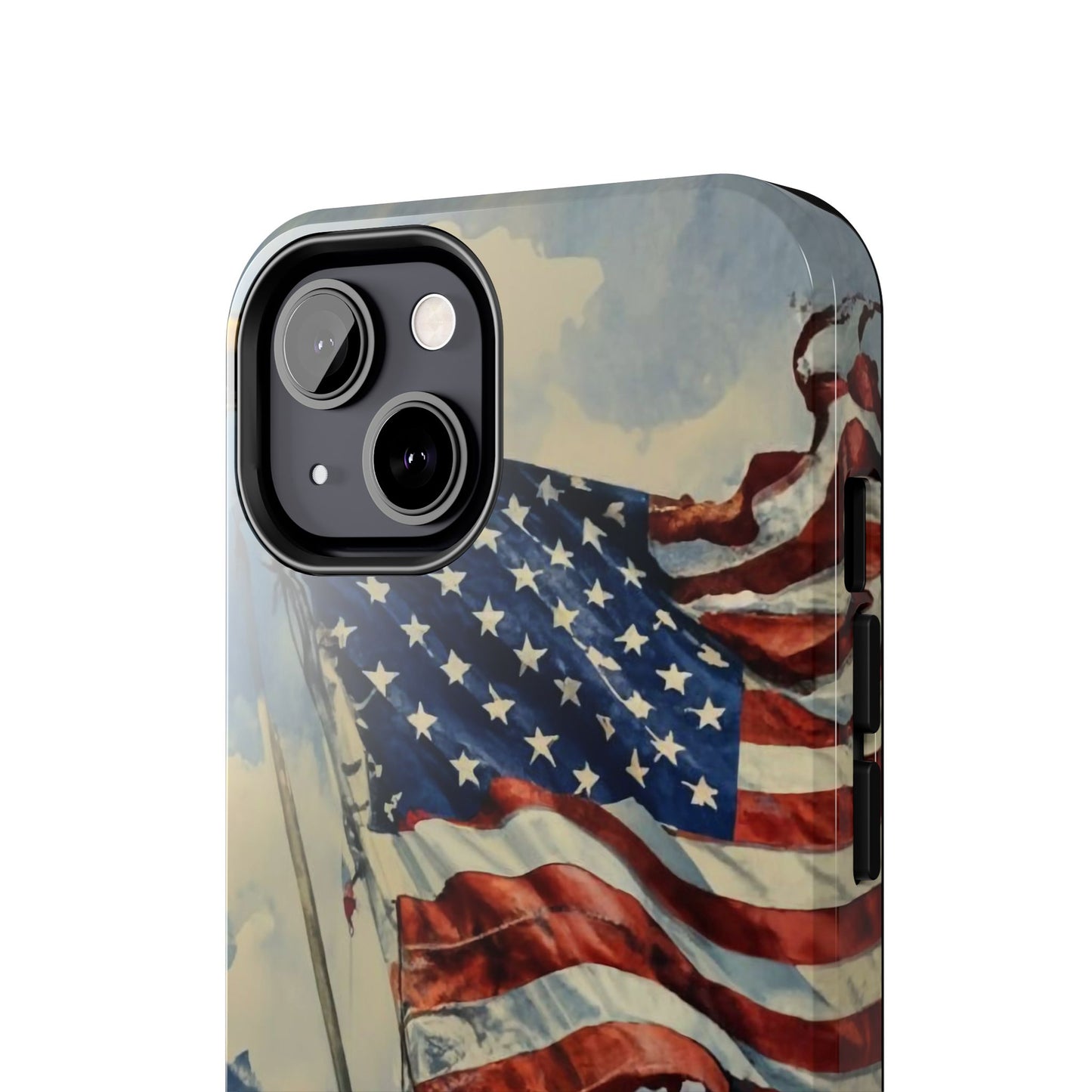 Tattered Glory American Flag Tough Phone Case